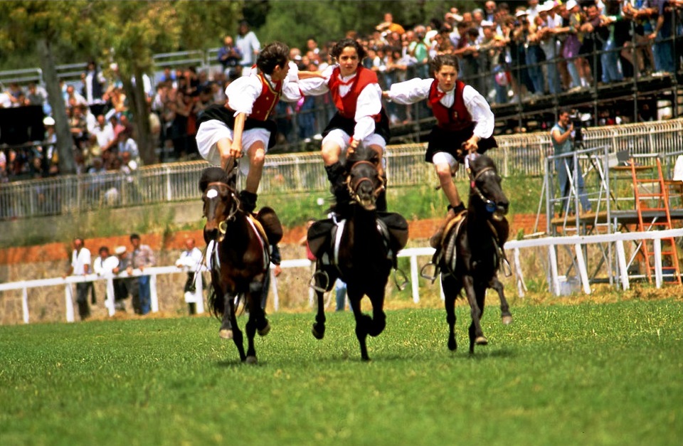 Equestrian traditional festival in Sardinia