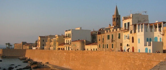 Alghero Old Town coast fortifications