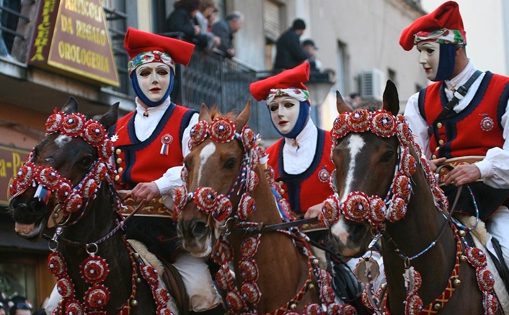  Sartiglia in Oristano Equestrian carnival event in Sardinia