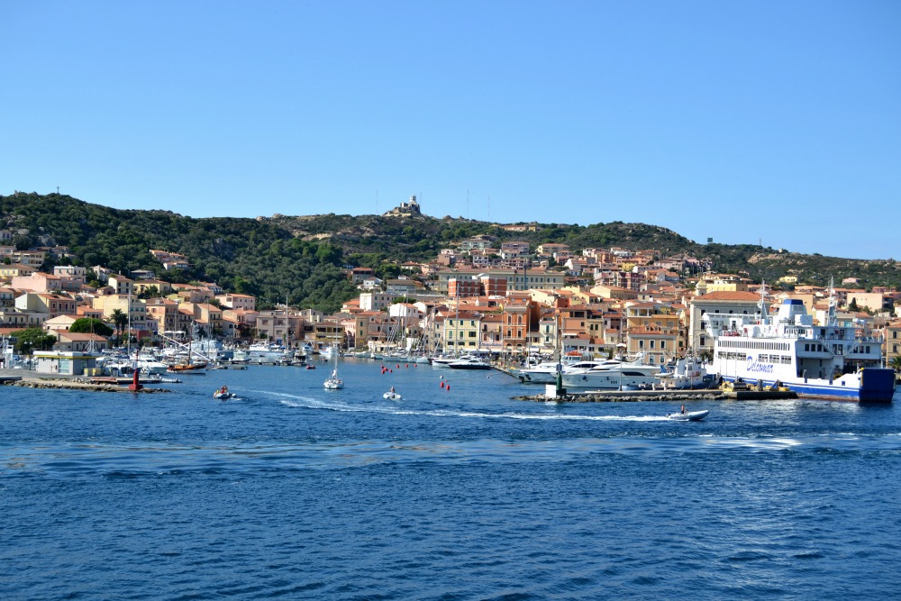 Blue sea La Maddalena Sardinia