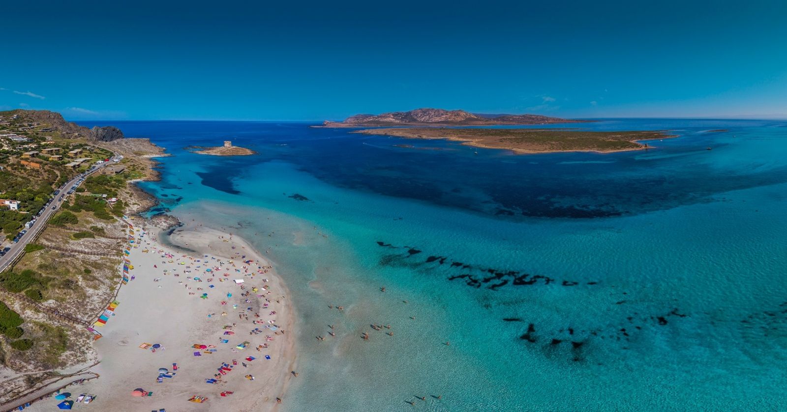 La Pelosa beach in Stintino Sardinia