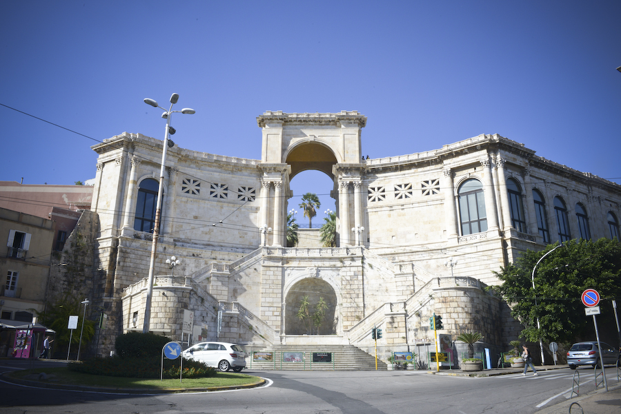 Cagliari landmark Bastion of Saint Remy
