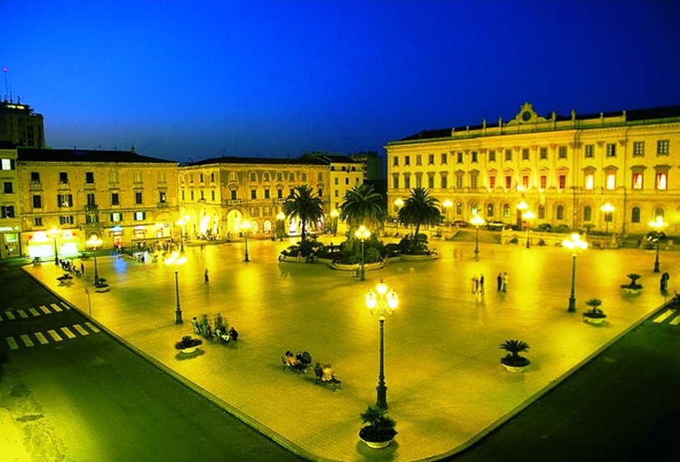 Piazza Italia in Sassari