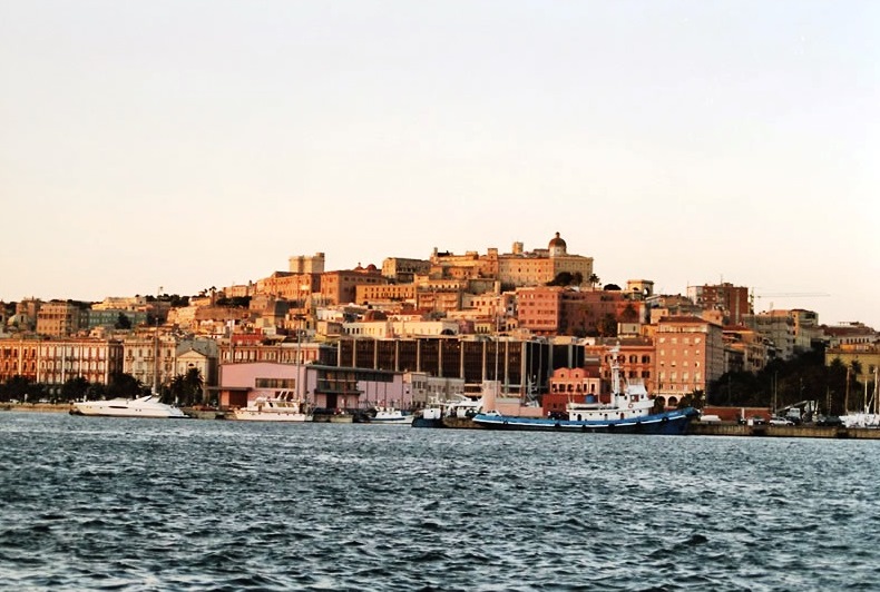 Cagliari from the port