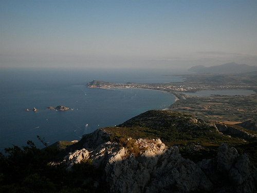 Sardinian coast panorama
