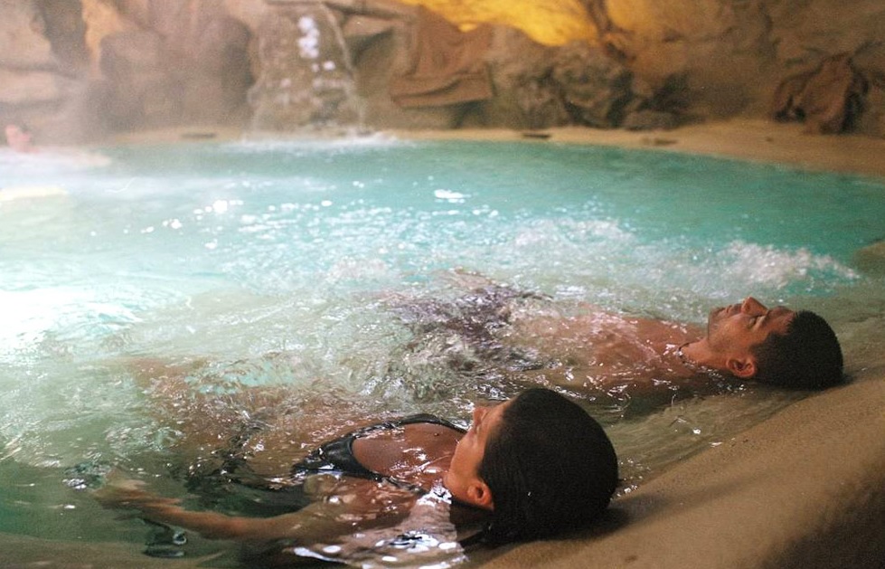 Hot baths in a SPA in Sardinia